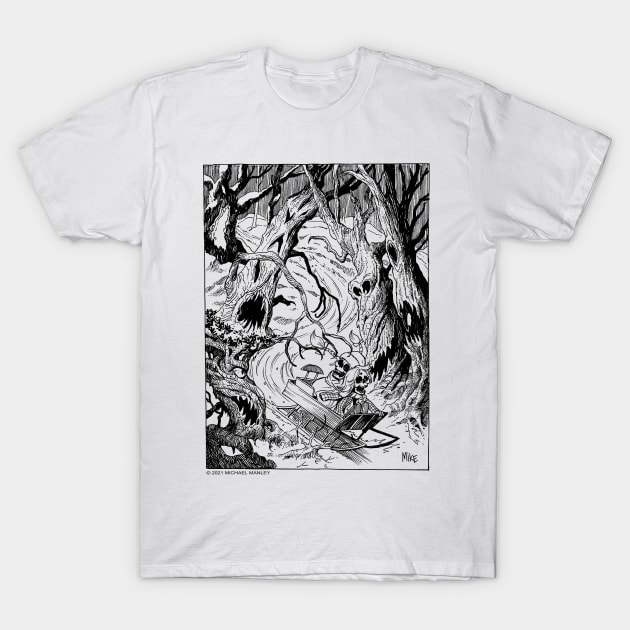 Sledding T-Shirt by drawmanley